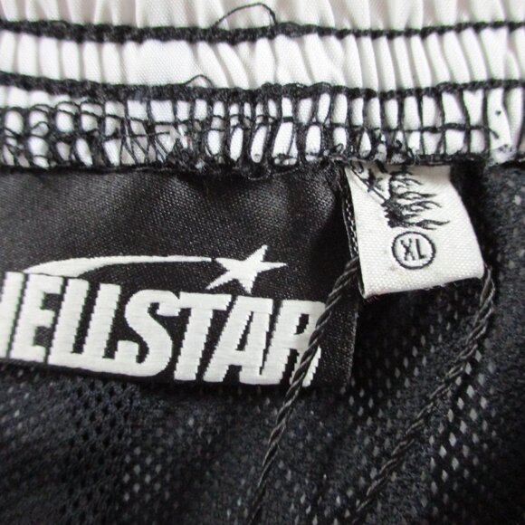 Hellstar Shorts Mens XL Black White Gym Training Workout Drawstring Extra Large - Picture 7 of 10